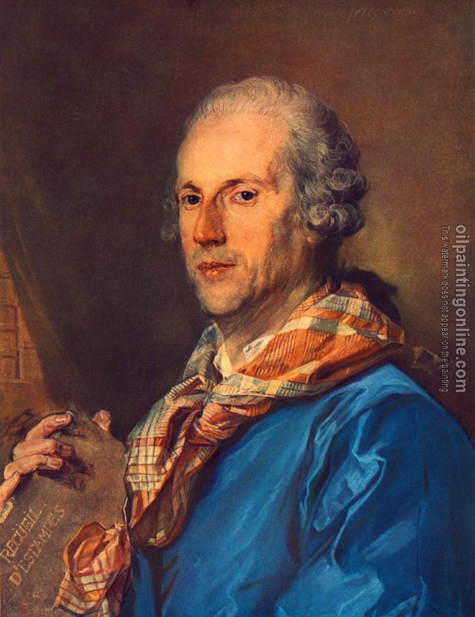 Perronneau, Jean-Baptiste - Portrait of Charles le Normant du Coudray